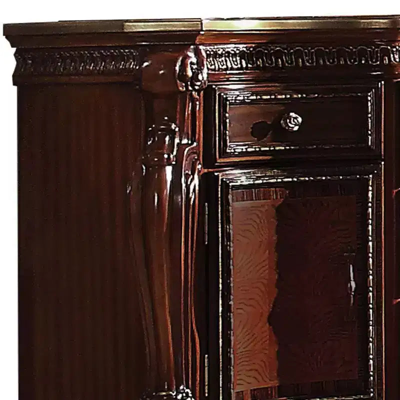 Commode Picardy 69 po Chêne Miel - Acme Furniture : Style Vintage, 5 Tiroirs et Armoires