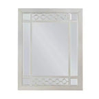 Acme Furniture Varian Dresser Mirror Silver Finish