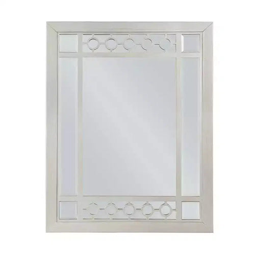 Acme Furniture Varian Dresser Mirror Silver Finish