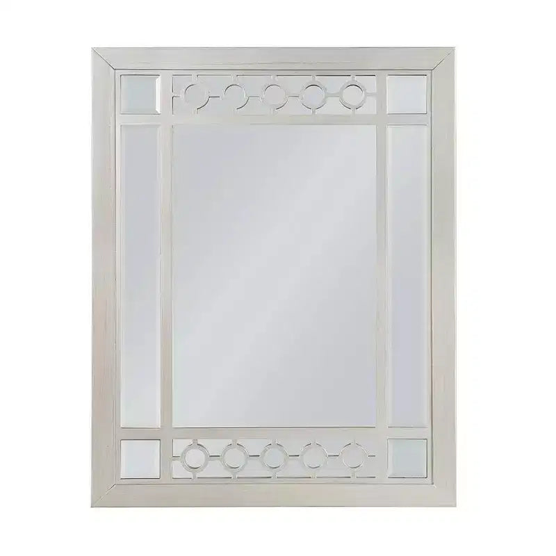Miroir de commode Varian Acme Furniture, finition argentée