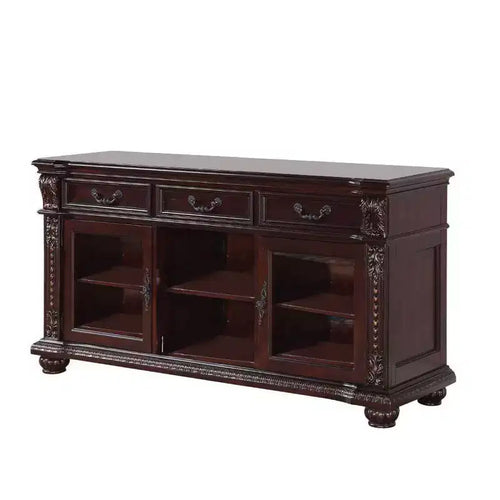 Acme Furniture Anondale TV Stand for TVs up to 60" Cherry Finish