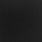Meuble console Crosley Enzo Large Record Storage 152 cm noir : style industriel moderne, placage mélaminé, pieds en acier