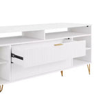 Meuble TV Dumbo Manhattan Comfort de 63 po pour téléviseurs jusqu'à 60 po, blanc