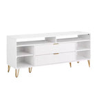Meuble TV Dumbo Manhattan Comfort de 63 po pour téléviseurs jusqu'à 60 po, blanc