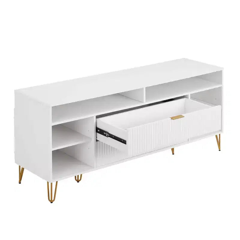 Meuble TV Dumbo Manhattan Comfort de 63 po pour téléviseurs jusqu'à 60 po, blanc