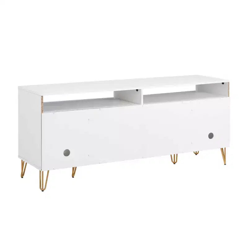 Meuble TV Dumbo Manhattan Comfort de 63 po pour téléviseurs jusqu'à 60 po, blanc