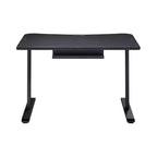 Bureau de gamer RESPAWN 1048 noir : structure métallique robuste, surface en MDF, sans rangement, assemblage par un adulte requis