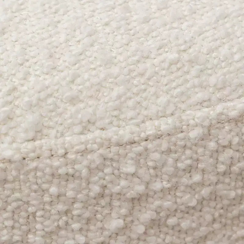 Kinwell Pouf Ottoman Blanc 18 po