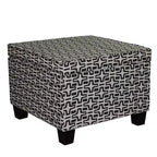 Pouf de rangement étoile géométrique - Ore International