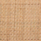Lot de 2 chaises de salle à manger Tartan en rotin tressé et bois marron - Baxton Studio : Structure en hêtre, aucun assemblage requis