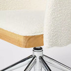 Fauteuil de bureau rembourré à hauteur réglable crème - Threshold™ conçu avec Studio McGee