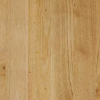 Bureau Nathan James Bohème en bois cannelé avec tiroir et casier ouvert, marron naturel : Surface en placage, cadre en bois, nettoyer les taches, 78,7 cm H x 109,2 cm L x 61 cm P