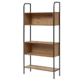 24/7 Shop At Home 66.75" Genifa Bookcase with 5 Shelves Distressed Oak