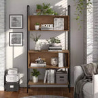 24/7 Shop At Home Bibliothèque Genifa 66,75" avec 5 étagères, Chêne vieilli
