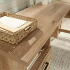 Bureau en L Sauder Rosedale Ranch avec tiroir classeur Chêne Timber