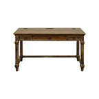 Porter Traditional Wood Writing Desk Brown - Martin Furniture: Elegant Home Office, 54" Width, All-Purpose Drawer