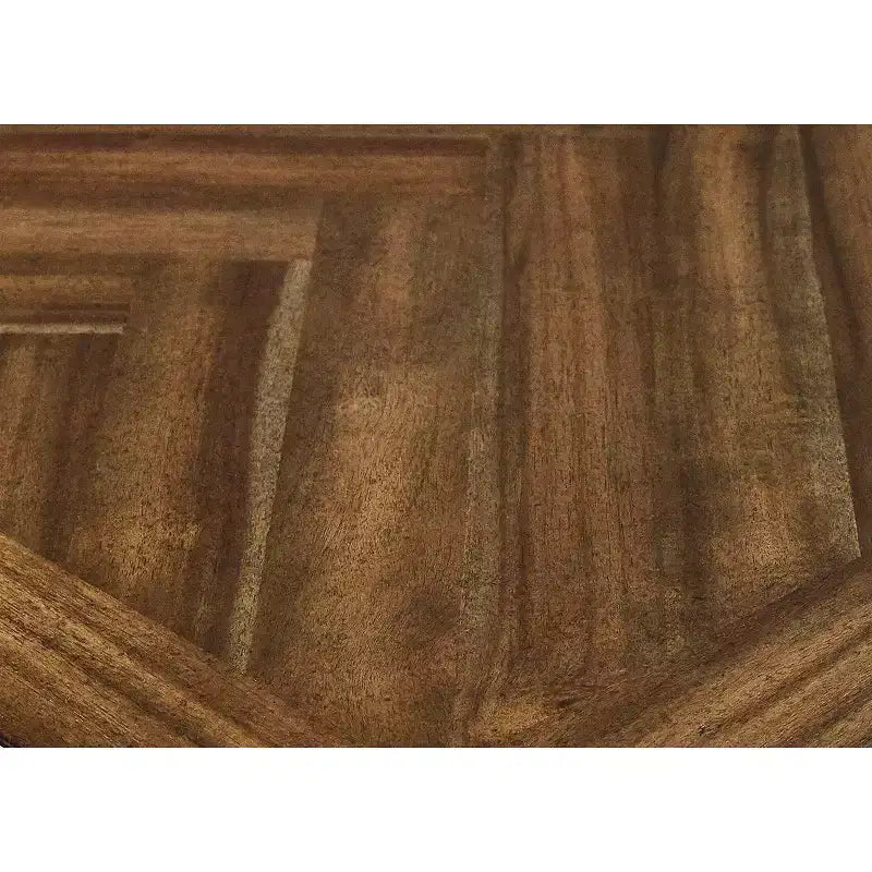 Bureau d'écriture traditionnel Porter en bois brun - Martin Furniture : Bureau élégant, 137 cm de largeur, tiroir universel