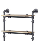 Étagère décorative Brantley de 47 po au fini chêne et noir sablé - Acme Furniture
