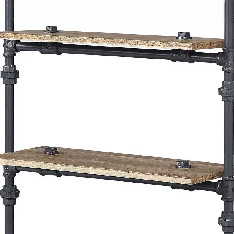 Étagère décorative Brantley de 47 po au fini chêne et noir sablé - Acme Furniture