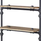 Étagère décorative Brantley de 47 po au fini chêne et noir sablé - Acme Furniture