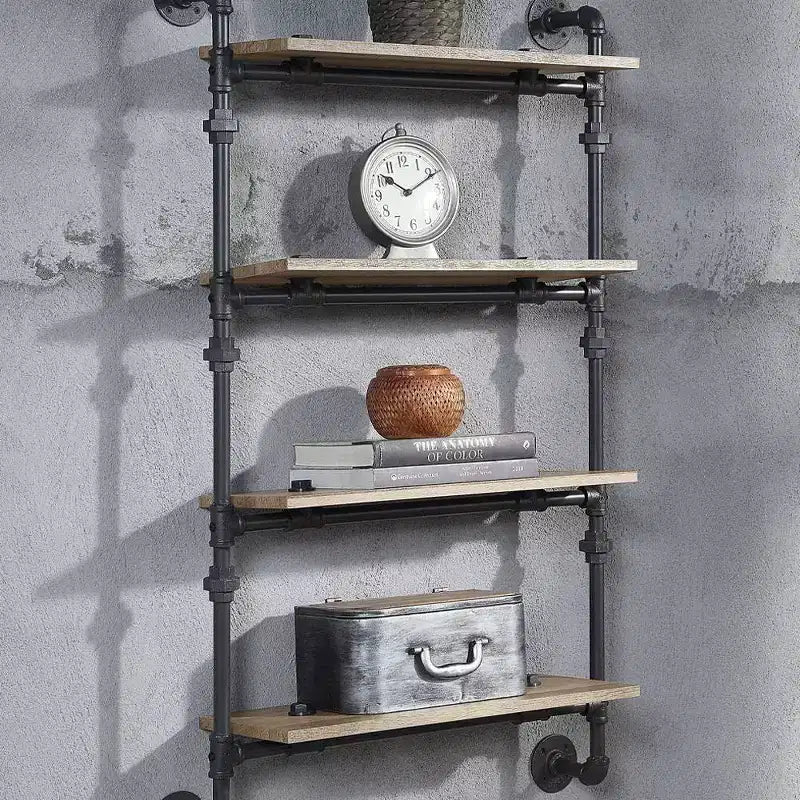 Étagère décorative Brantley de 47 po au fini chêne et noir sablé - Acme Furniture