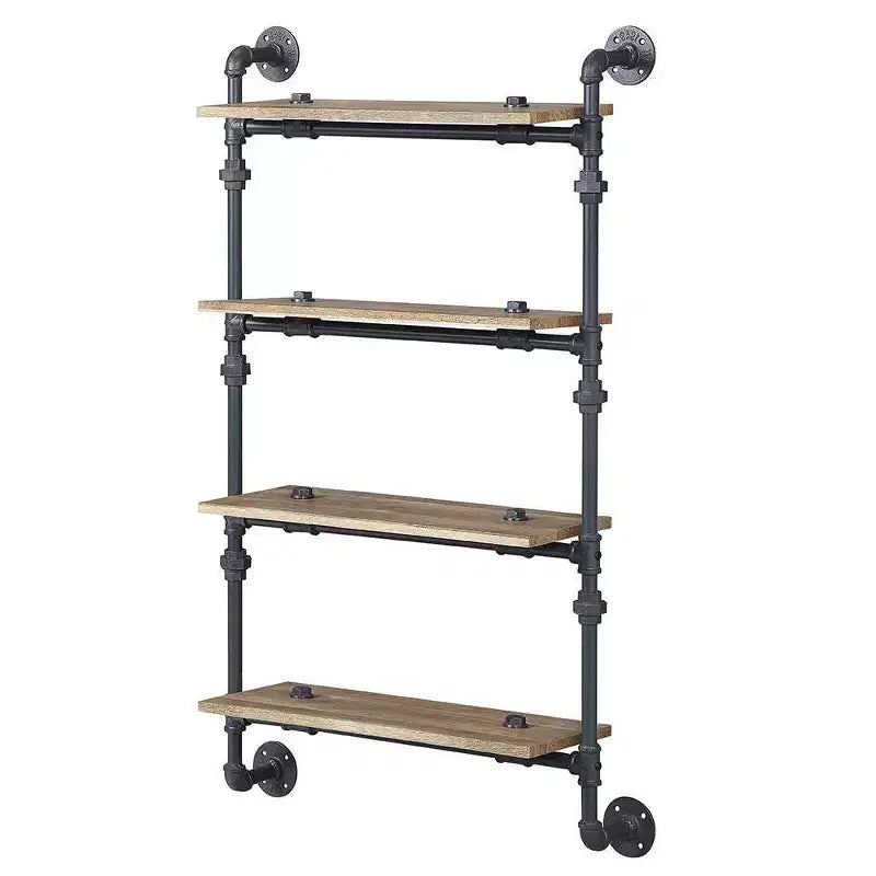 Étagère décorative Brantley de 47 po au fini chêne et noir sablé - Acme Furniture