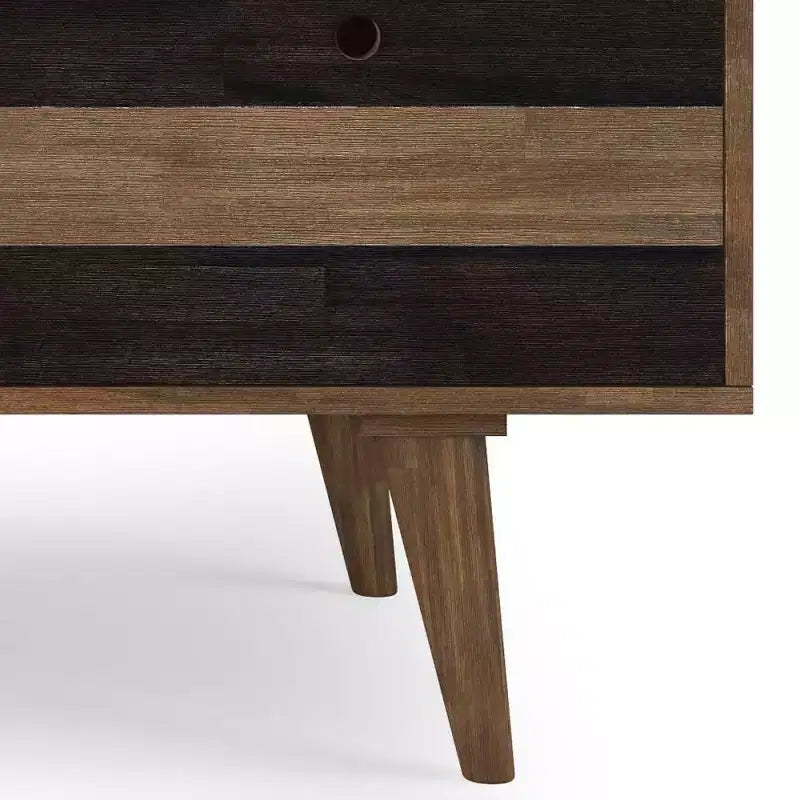 Bureau Wright avec tiroirs latéraux et rangement pour dossiers, moderne du milieu du siècle - WyndenHall