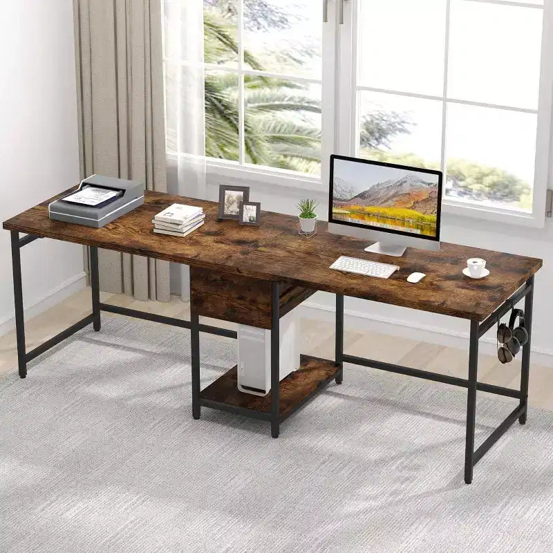 LITTLE TREE Bureau d'ordinateur 199,9 cm Marron