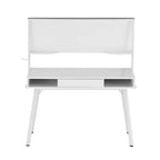 Bureau informatique avec rangement, huche et tableau magnétique - Techni Mobili