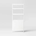 Bibliothèque traditionnelle de 183 cm avec trois étagères ouvertes et un placard Blanc classique - Room Essentials™