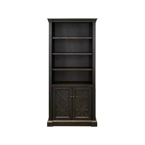 78" Kingston Traditional Bookcase with Mottled Antique Hardware - Martin Furniture