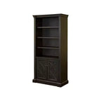 Bibliothèque traditionnelle Kingston de 78 po avec quincaillerie vieillie marbrée - Martin Furniture