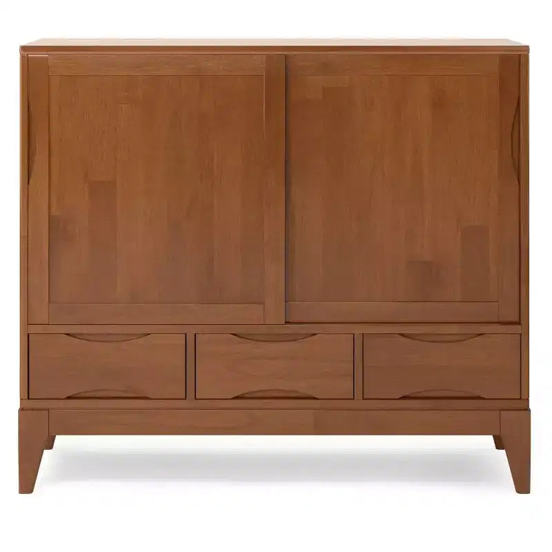 Armoire de rangement moyenne WyndenHall Pearson, brun teck