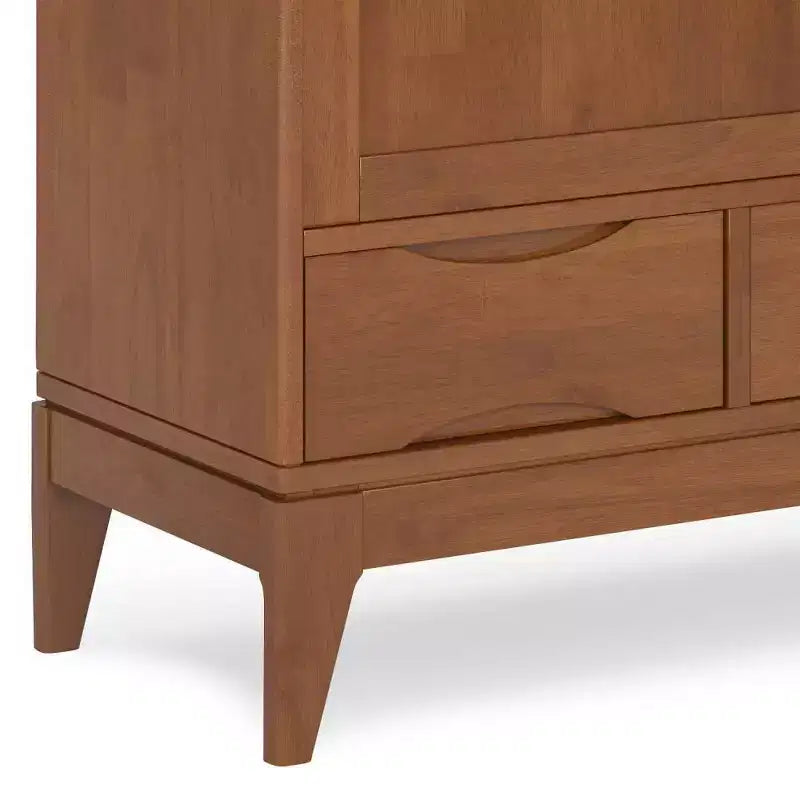 Armoire de rangement moyenne WyndenHall Pearson, brun teck