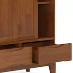 Armoire de rangement moyenne WyndenHall Pearson, brun teck