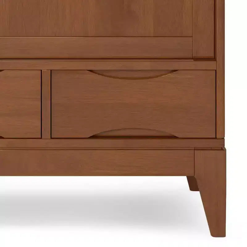 Armoire de rangement moyenne WyndenHall Pearson, brun teck
