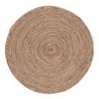 bali & pari Cady Table d'appoint en jonc de mer naturel brun
