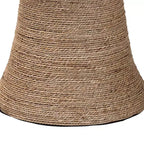 bali & pari Cady Table d'appoint en jonc de mer naturel brun
