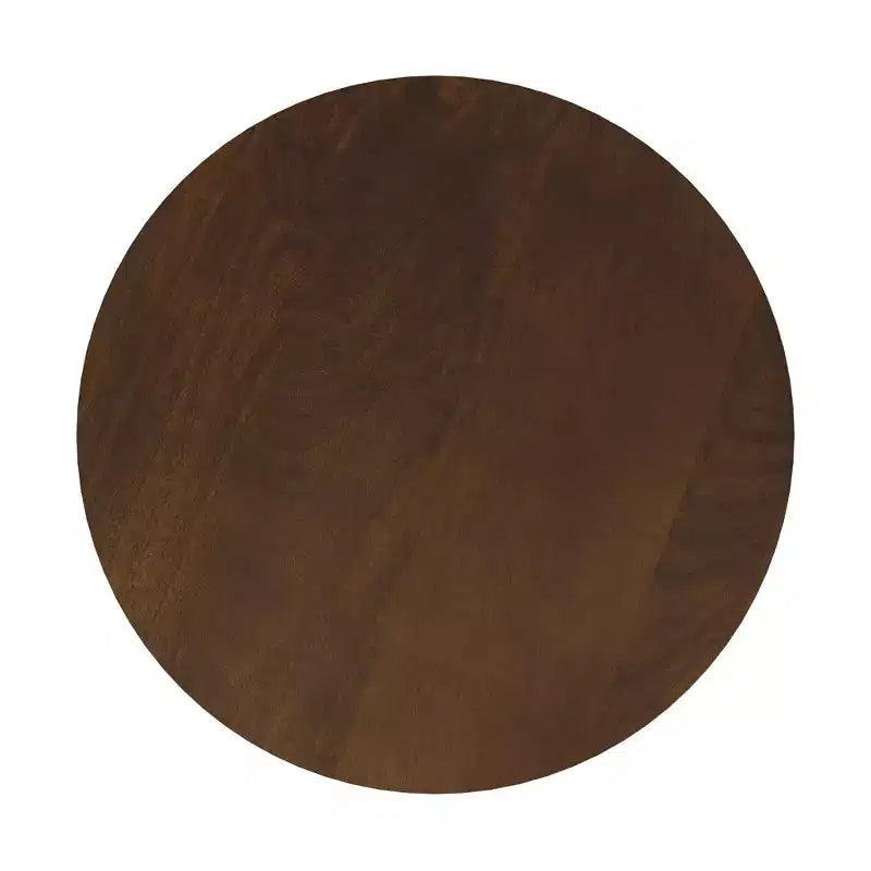 Table d'appoint en bois de manguier HomePop Noyer