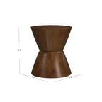 Table d'appoint en bois de manguier HomePop Noyer