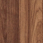 Danya B. Table d'appoint ronde à 2 niveaux Mason de 23,3 x 19,7 po avec pieds piédestal modernes, en noyer/noir : gain de place, stratifié MDF