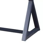 Console 42 po Nalo au fini noir - Acme Furniture : bois de peuplier anthracite, tiroir de rangement