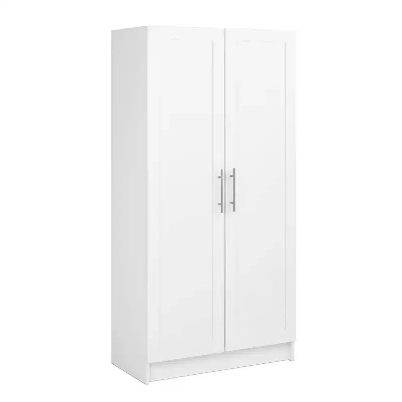 Ensemble de 6 armoires de rangement Prepac Elite avec portes à panneaux blanches