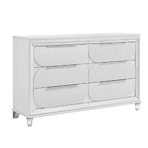 64.33" Tarian Decorative Storage Drawer Pearl White Finish - Acme Furniture
