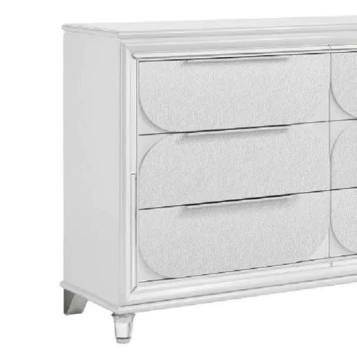 Tiroir de rangement décoratif Tarian 64,33" fini blanc perle - Acme Furniture