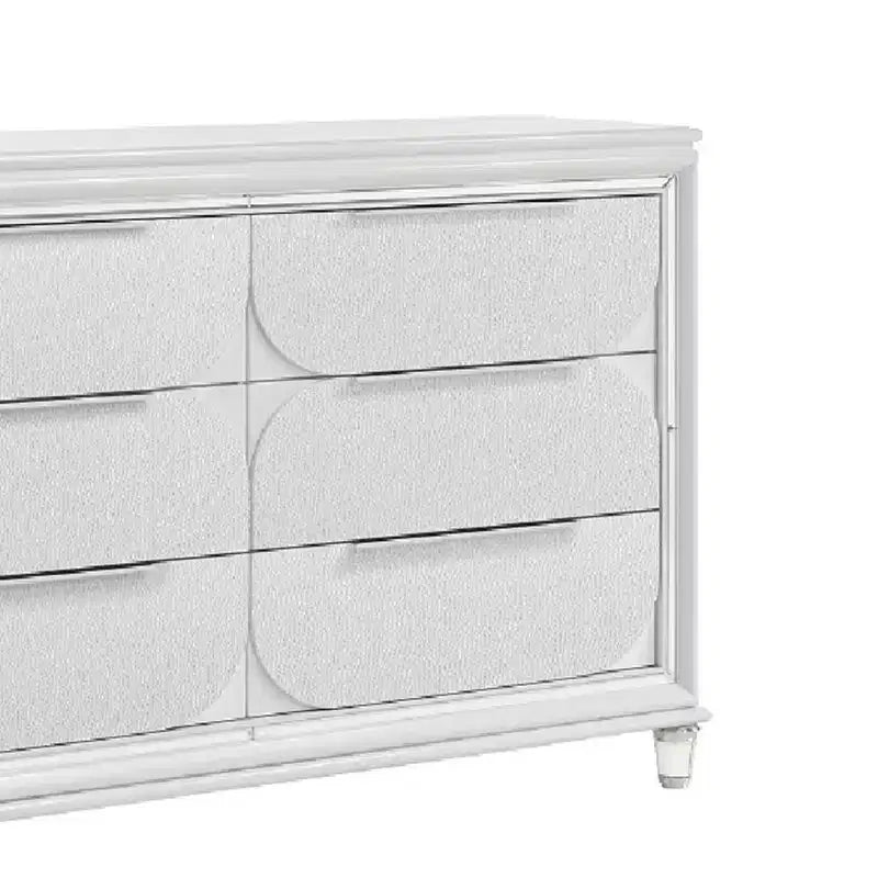 Tiroir de rangement décoratif Tarian 64,33" fini blanc perle - Acme Furniture