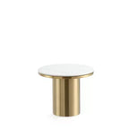 Ensemble de 2 tables basses et tables d'appoint Manhattan Comfort Glenn, couleur or