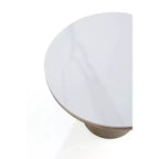 Ensemble de 2 tables basses et tables d'appoint Manhattan Comfort Glenn, couleur or