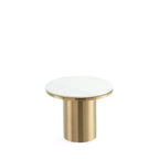 Ensemble de 2 tables basses et tables d'appoint Manhattan Comfort Glenn, couleur or