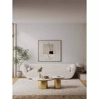 Ensemble de 2 tables basses et tables d'appoint Manhattan Comfort Glenn, couleur or